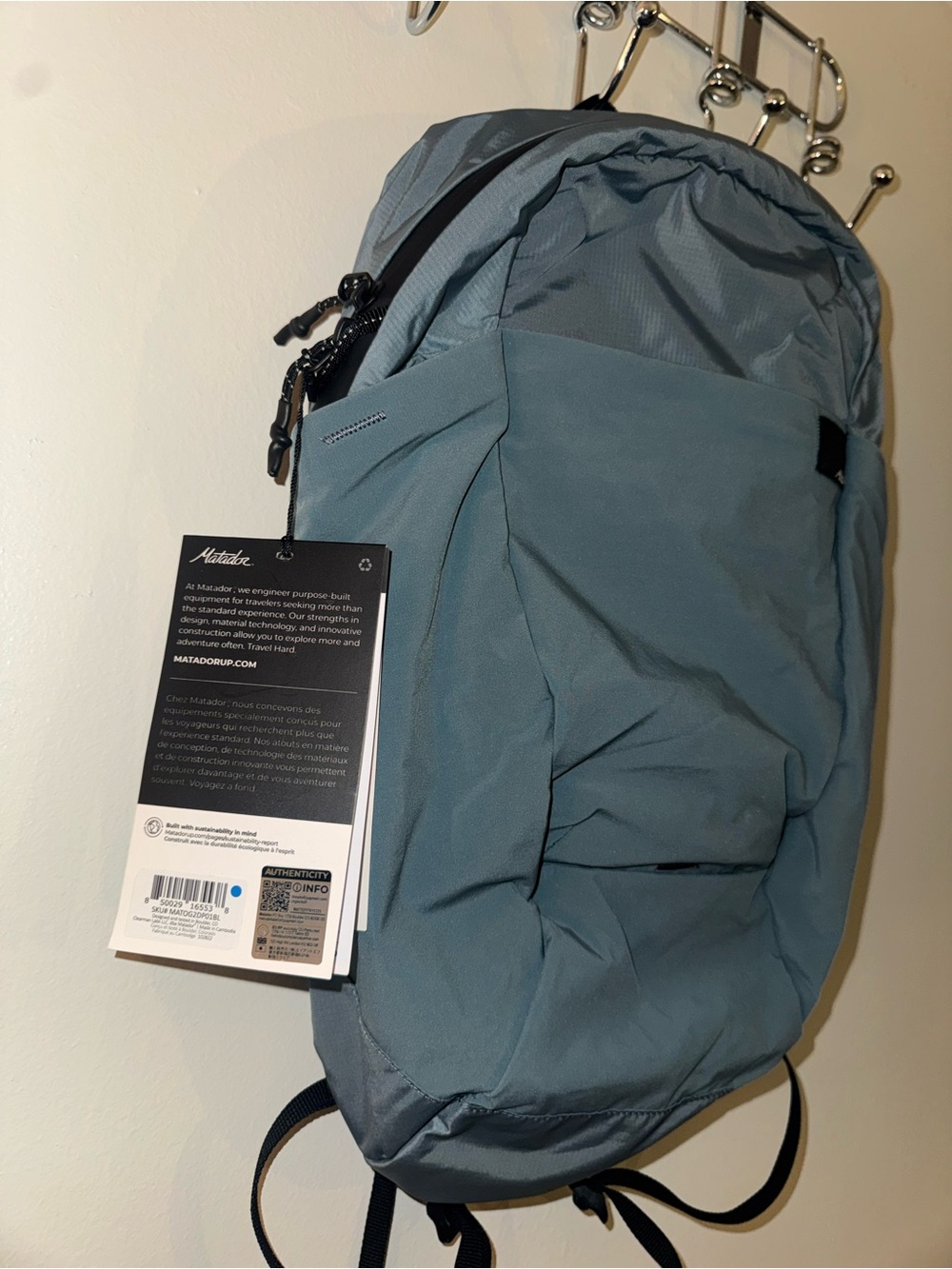 Matador ReFraction Packable Backpack Slate Blue - Picture 3 of 5
